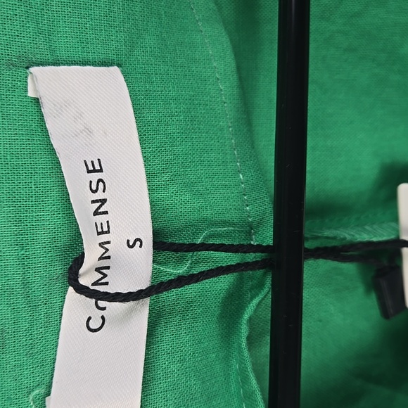 CoMMENSE Oversized Green Linen Blend 2 Pc Pants Set Women's Sz S, Coastal NWT - Picture 5 of 14